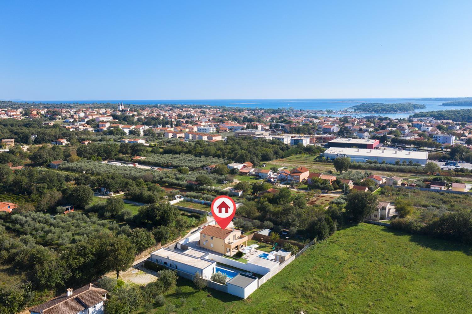 Villa Suhalj Medolino Esterno foto